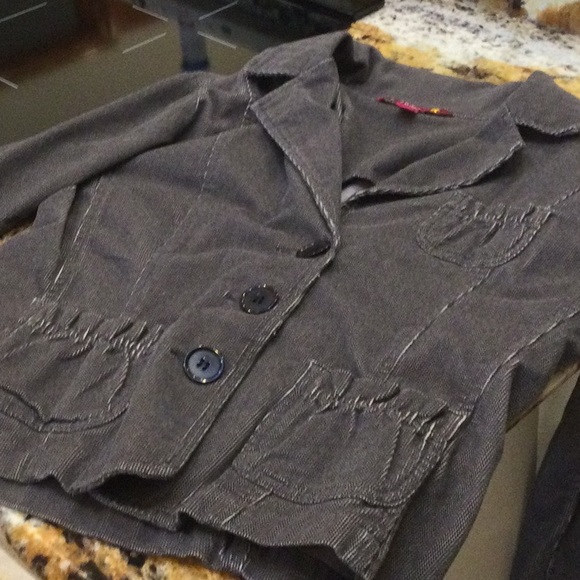 Cute gray corduroy jacket - Picture 6 of 6